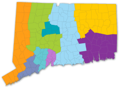 Towns Served by Connecticut Community Action Agencies